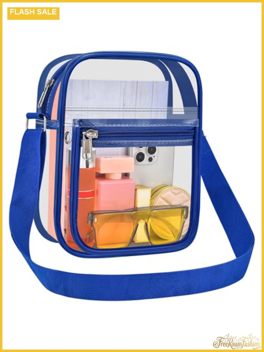 Clear Messenger Bag Stadium Approved Crossbody PVC Waterproof